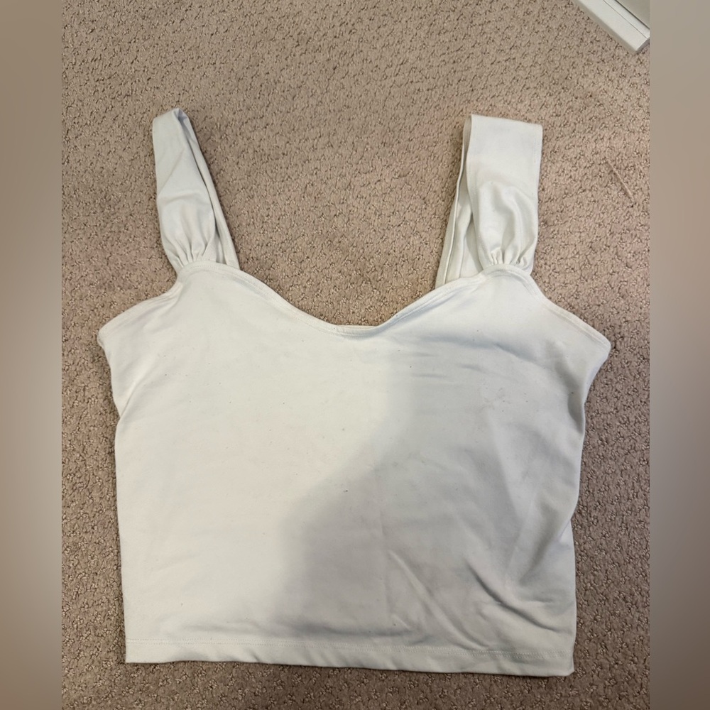 Abercrombie sweetheart cropped tank size L